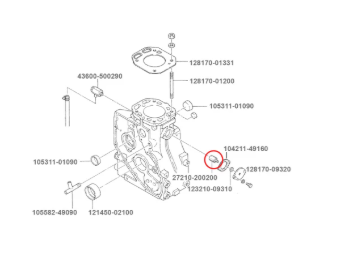 Yanmar Sinkkianodi 1GM/1GM10