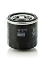 [W 67/1] MANN öljysuodatin Yanmar 1GM, 2GM, 2YM, 3GM, 3JH, 3YM, Honda 8-50hv