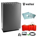 [545118RH] Mökkilämmitin Wallas 40CC seinänläpiasennus kauko-ohjauksella (grafiitti)