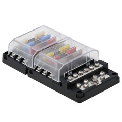 [EG8026] Egis RT 8026 ATO sulakerasia 12 sulaketta, maadoituskisko, LED indikaattori