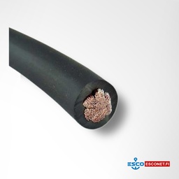 [KAB02130250/35K] Akkukaapeli monisäikeinen Hi-FLEX 25mm2 musta