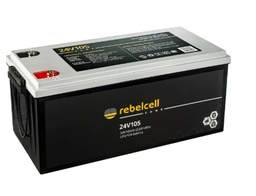 [REB-EDGE-24V105] Rebelcell Edge LiFePO4 akku, 24V105Ah (2690Wh). BT yhteys, IP66